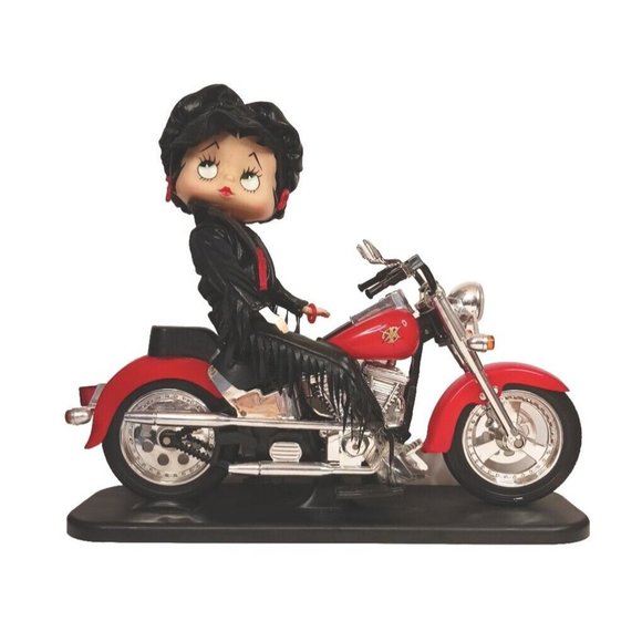 Betty Boop Biker Motorcycle Vintage (Left Turn Signal Missing) Leather Clothes